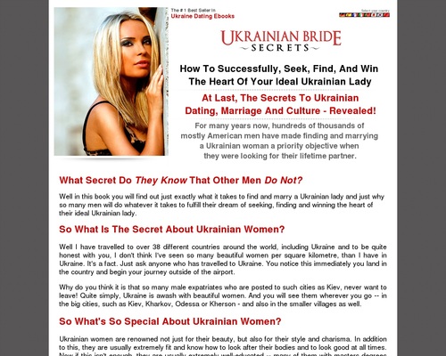 ukrainian women for marriage And Other Products